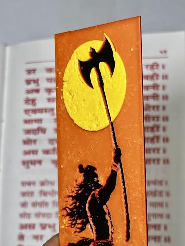 Image of 3D Anime Warrior Bookmark Set (Set of 3) - Demon Slayer Inspired | Stylish Matte Finish | Perfect Gift for Manga & Anime Fans (Parshuram Ji)