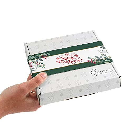 THNX - Kerst Cadeau - Fijne Feestdagen - Kerstboomkaars - Pepermunt - Brievenbuscadeau - 20 x 18.5 x 2.8 - Afbeelding 4