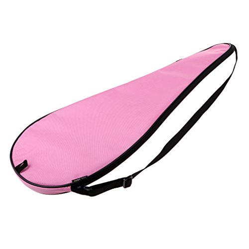 #N/A Saco Impermeável Da Raquete Da Tampa Da Raquete De Squash De Oxford Com Alça - Rosa