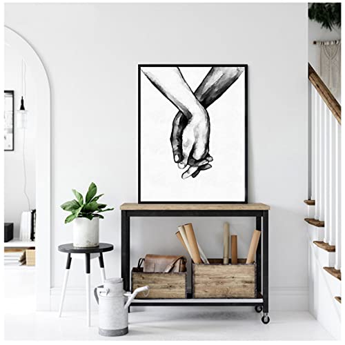Art mural sur toile nordique sans cadre pour la decoration du salon et de la chambre