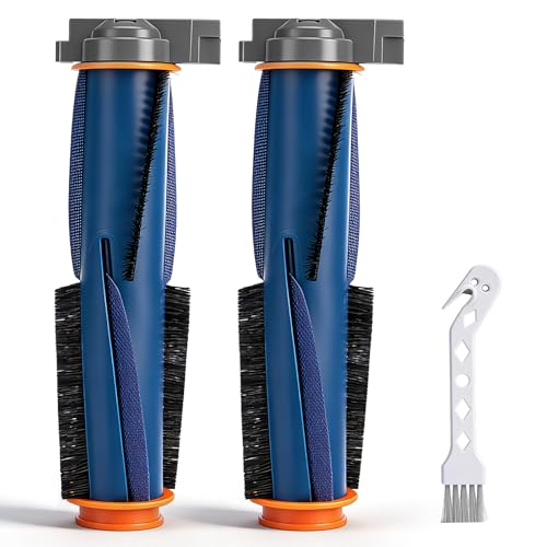 2 Pack Main Roller Brush Replacement for Shark AI AV2501S AV2511AE AV2501AE RV2502AE AV2610WA RV2610WD RV2410WD AV2510AOUS RV2310AE AV2310AE RV2300 RV2320S UR2350AE Robot Vacuum Main Brush Parts