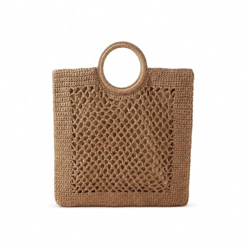 Bolso Tote de Crochet Eiyye para Mujer con Asa Redonda miniatura 1