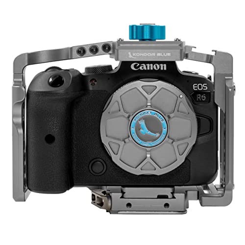 KONDOR BLUE R5/R6/R Arca Full Cage Without Top Handle Compatible with Canon | Space Gray