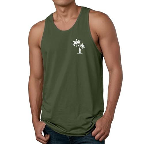 Camiseta sin mangas clásica para hombre, camiseta sin mangas, camiseta de baloncesto, cuello redondo, camiseta musculosa, camiseta ligera para verano, vacaciones en la playa, gimnasio, entrenamiento
