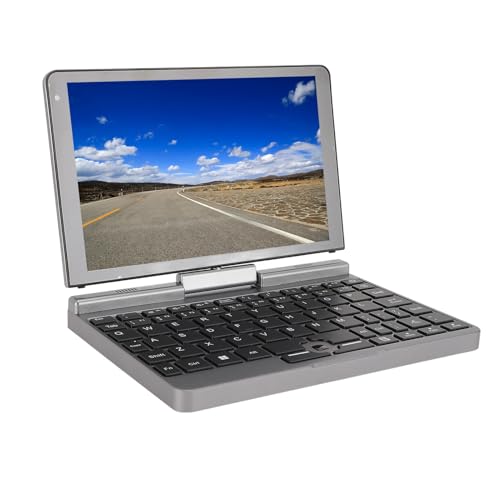 8-calowy Laptop, Mały Komputer PC 2 w 1 z Procesorem N100, 12 GB LPDDR5, 256 GB SSD, WiFi6, BT5.2, Obrót o 360 Stopni, Laptop z Ekranem Dotykowym dla 11 Pro