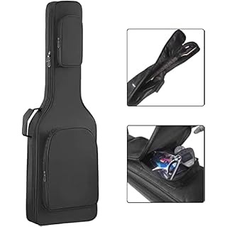 GOOBIX Case de Basse électrique étanche à 0,3 Pouce de gigage d’éponge d’épaisseur avec de Grandes Poches for la Guitare… - Les Beatles, Paul McCartney, John Lennon, RIngo Starr, George Harrison GOOBIX Case de Basse électrique étanche à 0,3 Pouce de gigage d'éponge d'épaisseur avec de Grandes Poches for la Guitare… – Image 4