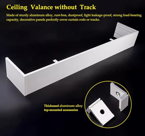 Bâche de rail en aluminium 3.7m pour plafond support robuste
