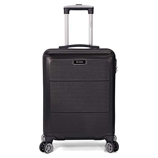 Benzi - Maleta en ABS 4 Ruedas. Apta para Cabina. (BZ5527 Negro)
