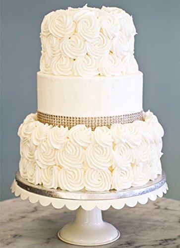 Btsd-Home Gold Rhinestone Ribbon 2 Roll Diamond Ribbon For Crafts, Cake, Birthday Decorations, Wedding, Baby Shower Event And Arts (20Yard Gold) #TOP2