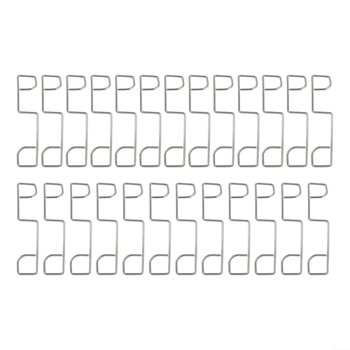 Lot de 25 clips de panneau de clôture en acier