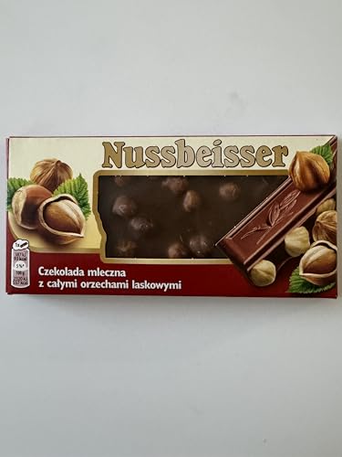 Nussbeisser Ganze Haselnuss - Milk Chocolate with whole hazelnuts 100g - 3.53 Oz