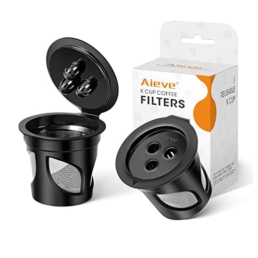 AIEVE 2 Pack Reusable Coffee Pods Compatible with Ninja Dual Brew Coffee Maker, Reusable Coffee Filters K Cup for Ninja Coffee Maker CFP201 CFP301 Dual Brew Pro