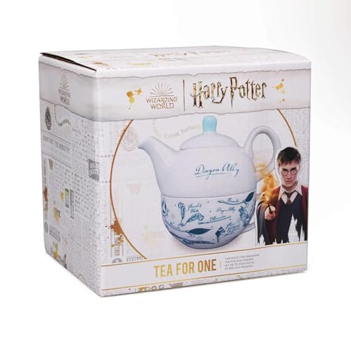 Regala el juego de té de Harry Potter con taza de Diagon Alley para uno 4