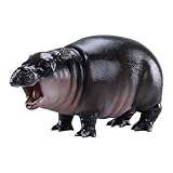 JXK インフルエンサーのカバちゃんムデン - プラス版 動物フィギュア 可愛い 動物 リアル 樹脂 プレミアム オリジナル 塗装済 ネコ好き 誕生日 プレゼント 置物