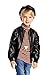 Chaqueta De Cuero Sintético para Niños, Abrigo de Chicos Cremallera Abrigos Cazadoras...