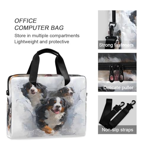 Funda para portátil messenger con asa y correa 15.6" miniatura 6