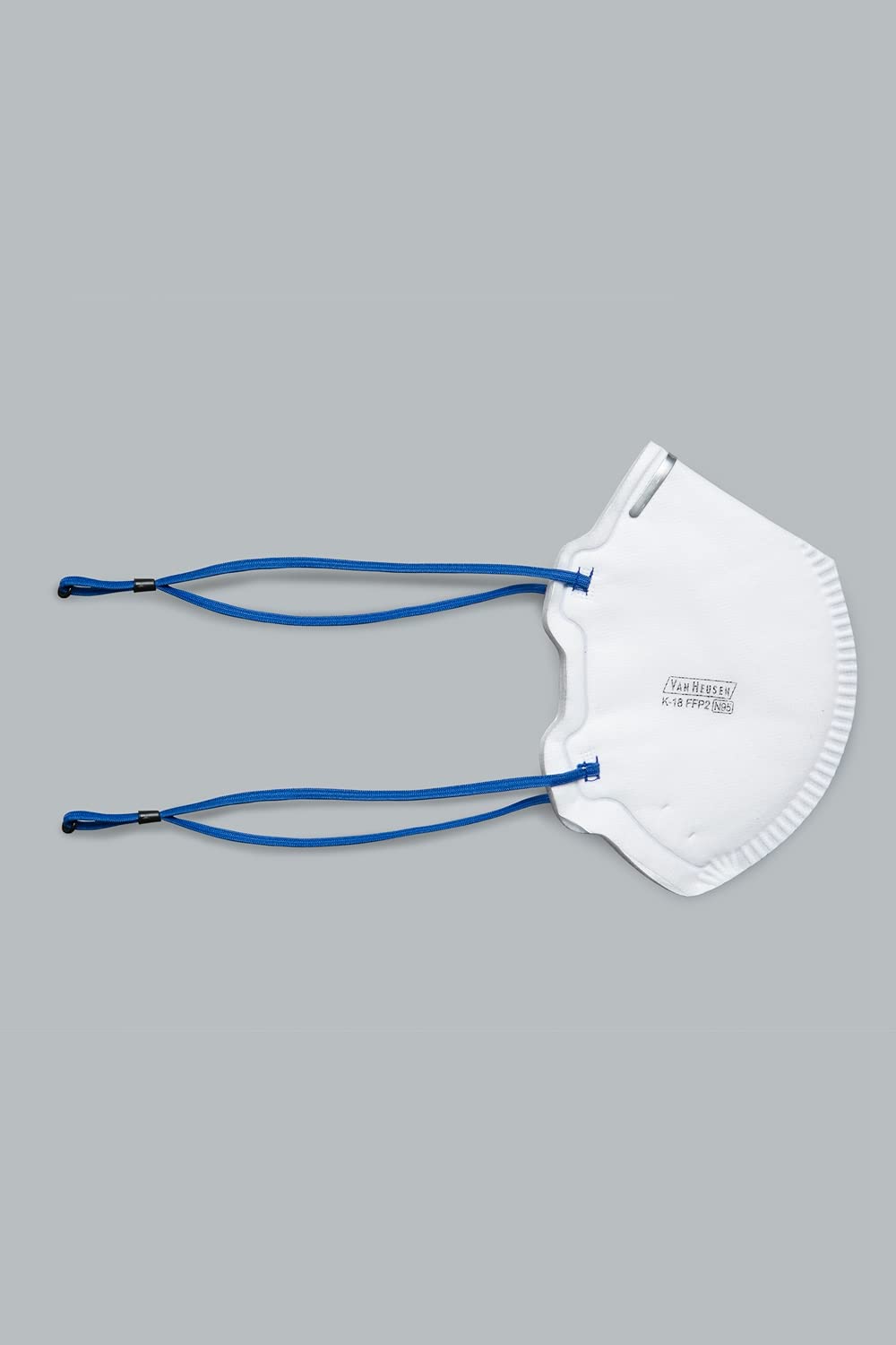 Van Heusen Men Protective Cloth Mask - Non Woven Breathable Polypropylene - 5 Ply, Non-Reusable, Adjustable_95008_White_FS-picture-12