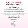 Countess Flour Funnel™ - Stand Mixer Attachment by The Cookie Countess (White) #3