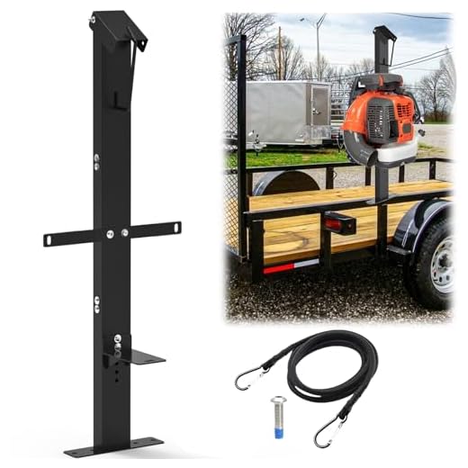 Heavy-Duty Leaf Blower Rack for Trailers