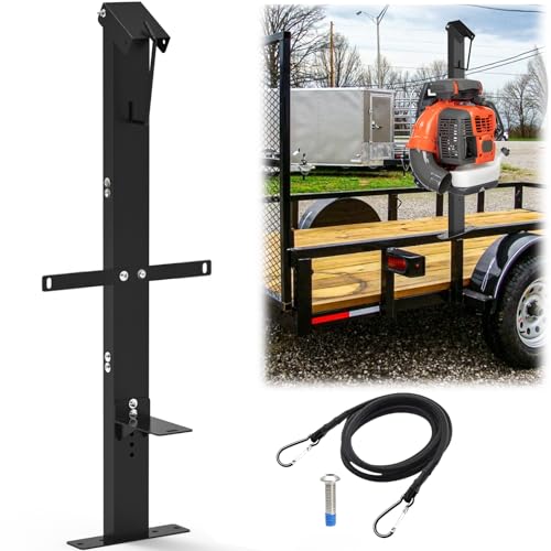 Heavy-Duty Backpack Leaf Blower Rack for Trailers Leaf Blower Rack Holder Compatible with Stihl Adjustable Leaf Blower Backpack Storage Holder for 22-26 Blowers Enclosed Trailer Accessories