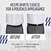 Shirt Stay Plus – Best Shirt Stays for Men Police & Military, Loop Stirrup Style, Keep Dress Shirts Tucked All Day – USA Made