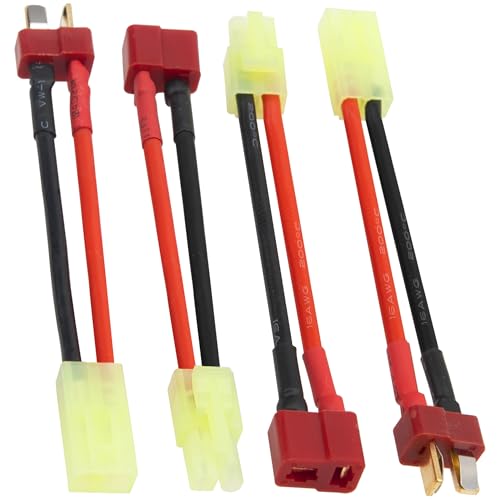 Connecteur Deans T vers Tamiya résistant à la chaleur 16 AWG pour éviter les pannes de batterie RC