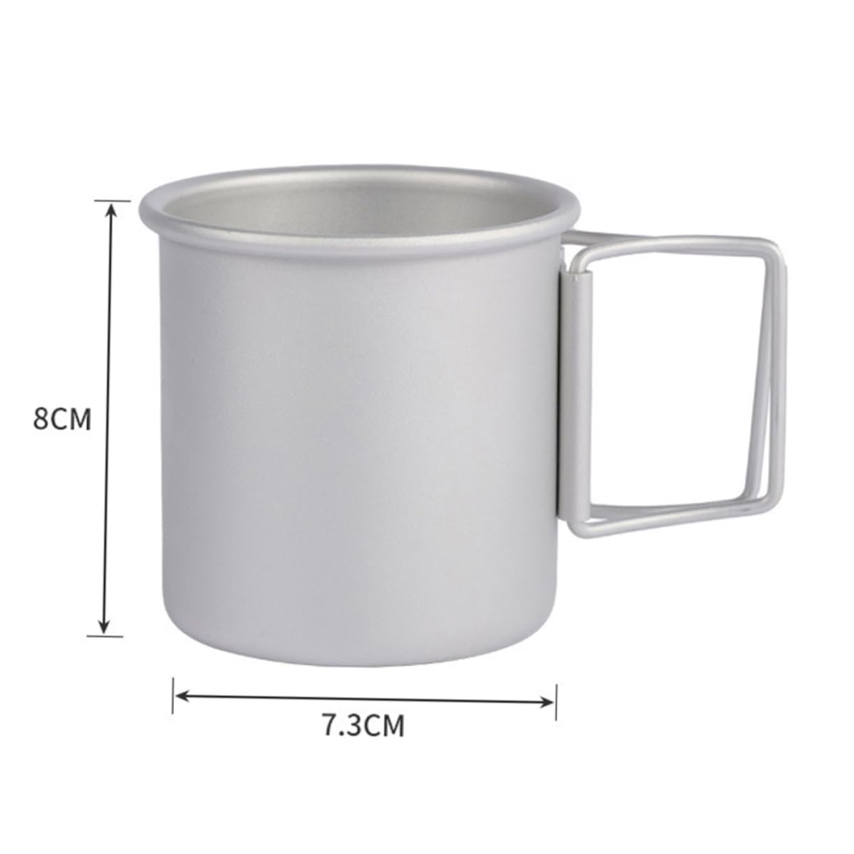 Toyvian 2 Sätze Aluminiumfaltungswasserbecher Mit Aluminium Falten Campingbecher Faltbar Trinkbecher Tragbarer Wasserbecher Aluminiumbecher Aluminiumlegierung 2 Stück * 2