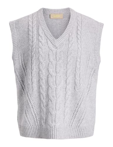 Gilet en maille femme noir boutons cardigan sans manche tricot col V