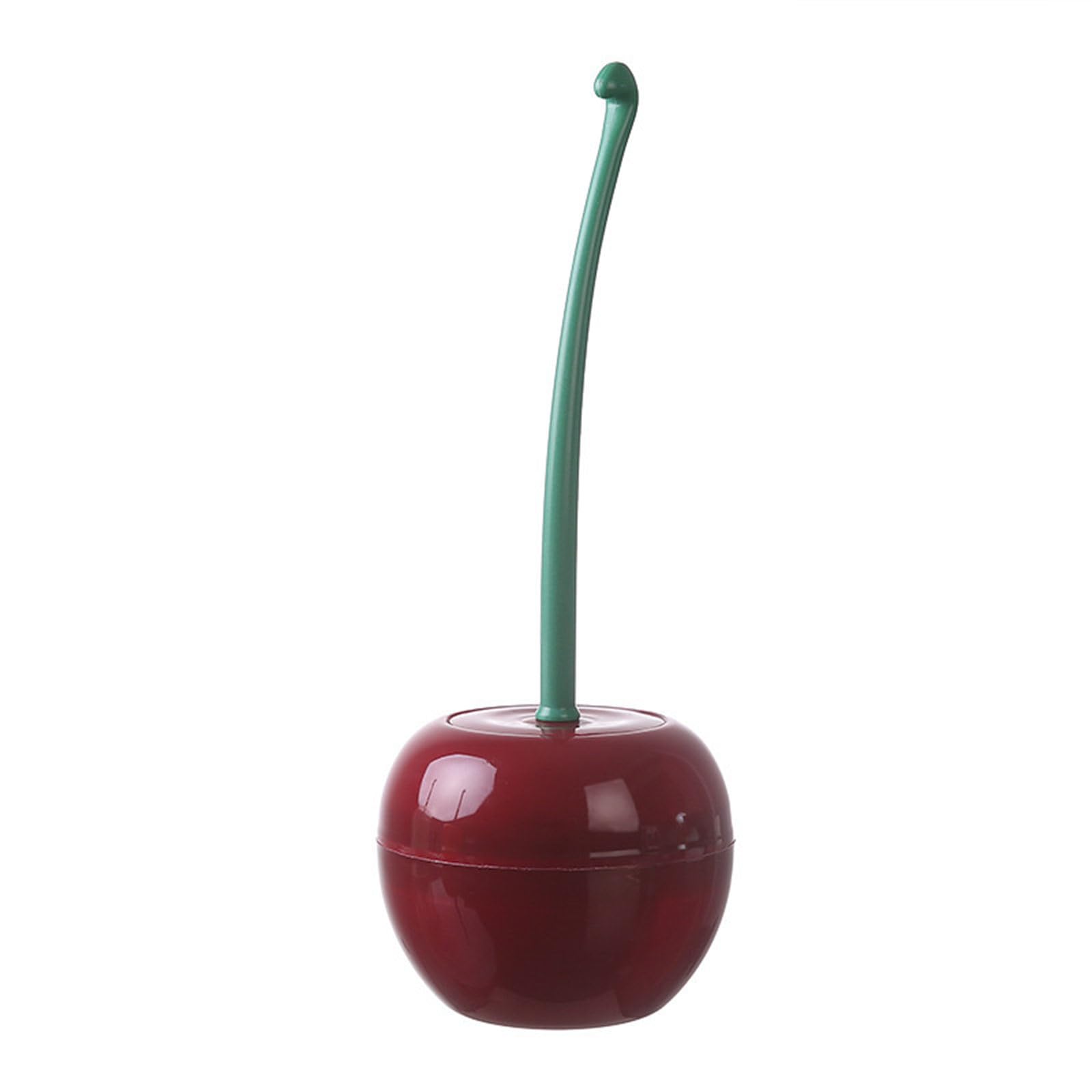 Beimus Mineral Cleaner Toilet Brush Featuring Comfortable Hold Cherries Shape Pumice Texture for Hard Water Marks Toilet Scrubber Rust Pumice Scrubber