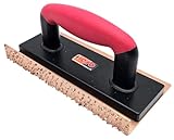 HERO Hartmetall Handschleifer Schleifbrett | HM-Splittfläche GROB K14 | Schleifklotz mit abgewinkelter Seite Winkel | Raspel aus Wolframcarbid zum Anrauen & Schleifen von Beton, Putz, Holz, Mauerwerk