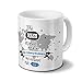 printplanet Tasse mit Namen Bad Colberg-Heldburg - Motiv Kein Mann ist Perfekt, Aber... - Namenstasse, Kaffeebecher, Mug, Becher, Kaffeetasse - Farbe Weiß