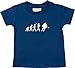 Shirtstown Camiseta Niño Evolution Hockey sobre Hielo Culto - Azul Marino, 24-36Monate