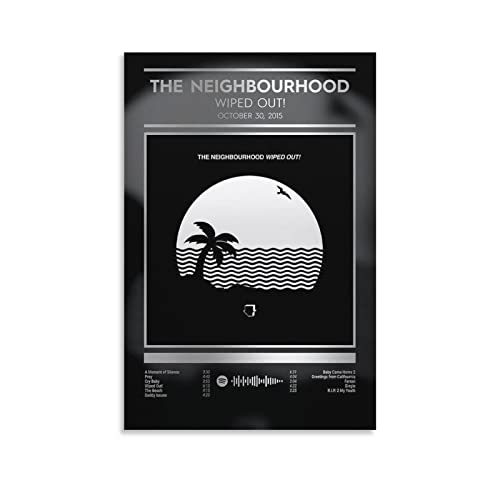Poster The Neighbourhood Wiped Out toile de lin déco 60x90