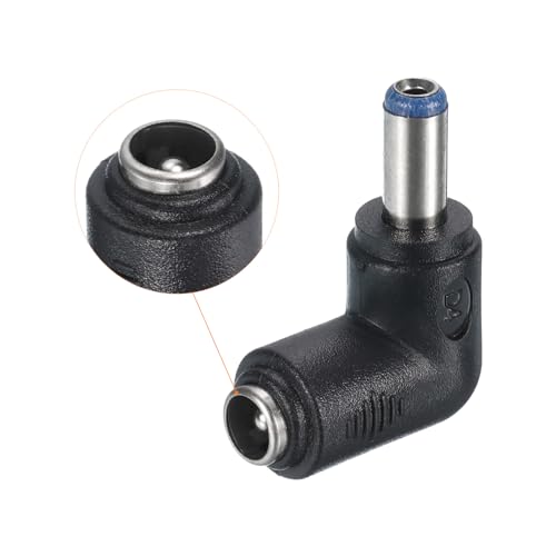 Adaptador de conector DC 5.5x2.1mm ángulo 90° 10 piezas miniatura 4