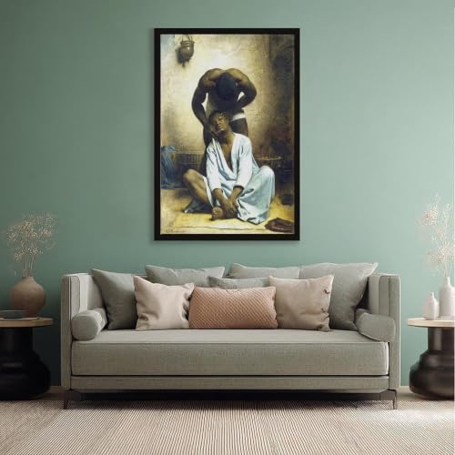 Impression sur toile Leon Bonnat tableau décoratif petit format pour bureau - 5