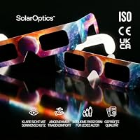 Solar Optics Sonnenfinsternisbrille 10er-Pack mit Handy-Filter – ISO 12312-2 & CE-zertifiziert, Sichere Sonnenbeobachtung + 3 Smartphone Filter Set, AAS 2026 – Ansicht 3