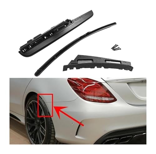 Guardabarros trasero para Benz W205 C180 C200 C300 AMG 2015-2021, borde de rueda 4