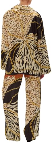 Ronny Kobo Women's Wide Leg Animal Print Dora Pant2