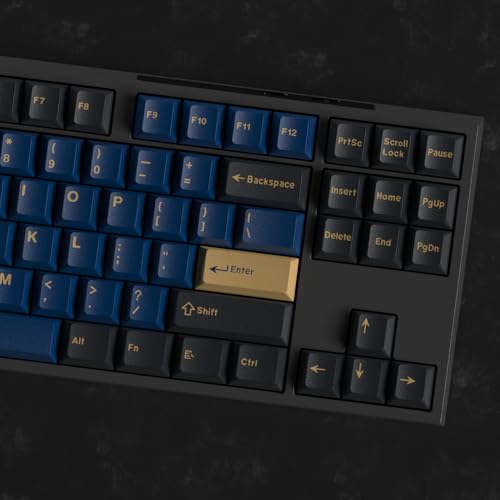 Image of Fogruaden PBT Keycaps Set, Cherry Profile Custom Keycap for Mechanical Keyboard Keycaps(Cherry lanwushi)