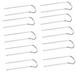 JFFX 50 Pcs Sewing U Pins, 0.9 Inch Fork Pins for Quilting Needle Crafts Pins Double Blocking Pins M