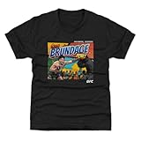 500 LEVEL Cody Brundage UFC Youth Shirt - Cody Brundage Comic Book WHT (Tri Black, 10-12Y Large)