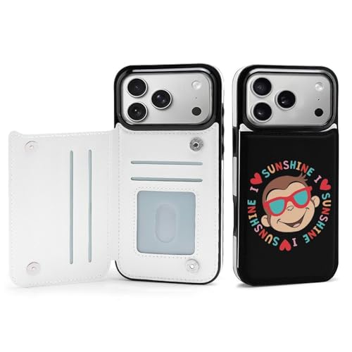 手帳型 おさるのジョージ (1) 対応 iPhone 17 Pro Max ケース カード収納 スマホケース 財布型 携帯ケース 軽量 全面保護 スタンド機能 おしゃれ お祝いギフト