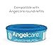 Angelcare - Nappy Disposal System - Includes 3 Round Refills - Push & Lock System