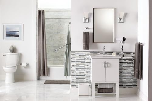 Robinet de salle de bain Moen Voss 6903 chromé avec vidage - 8