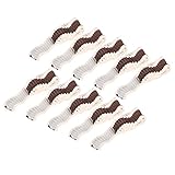 Cinta de Borde Plisado de 2 Capas, Cinta de Volante Plisada de 1,2 Pulgadas, Bricolaje para Ropa, Cinta de Falda, Tocado, Fabricación de Lazos (Marrón-C2)