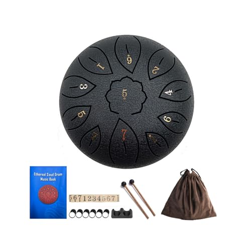 Coffret cadeau musical avec tambour facile à apprendre et étui de rangement chic