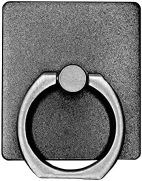 Cell Phone Ring Grip Holder, Adhesive Phone Gripper and Finger Kickstand, Compatible with iPhone & Samsung Galaxy - Gray Color