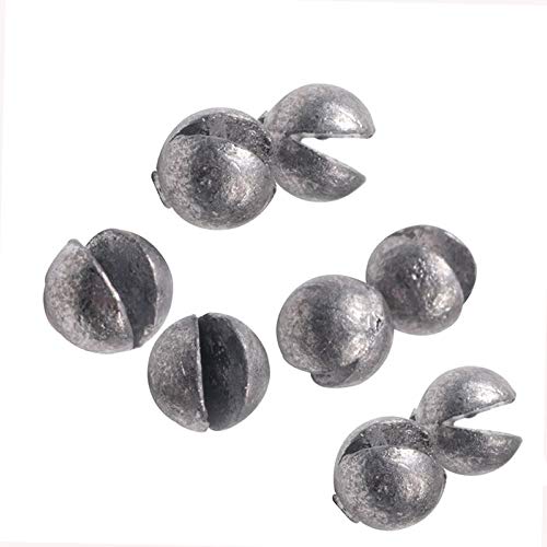 Qiwenr-AngelbleiSchrotblei-Sortiment-Fishing-Weights-Sinkers-Kit-Angelschuss-03g05g06g08g1gBlau