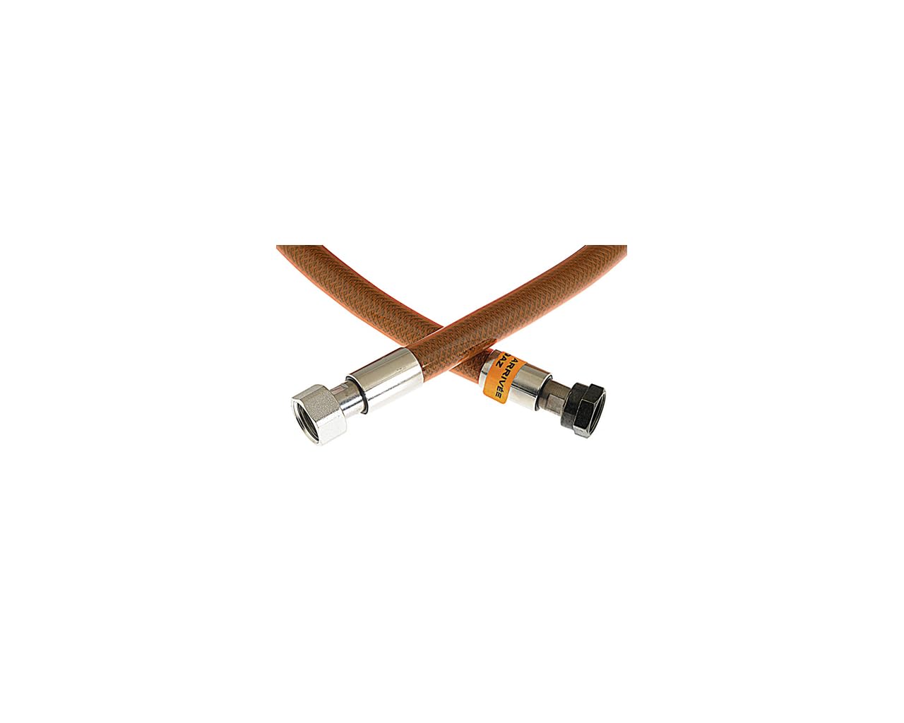Tuyau inox butane propane 2m flexible de raccordement pour gaz de cuisine