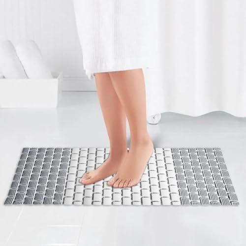 Buy ADTALA Comfy Shower Mat with Suction Cups and Drain Holes, Non Slip ...